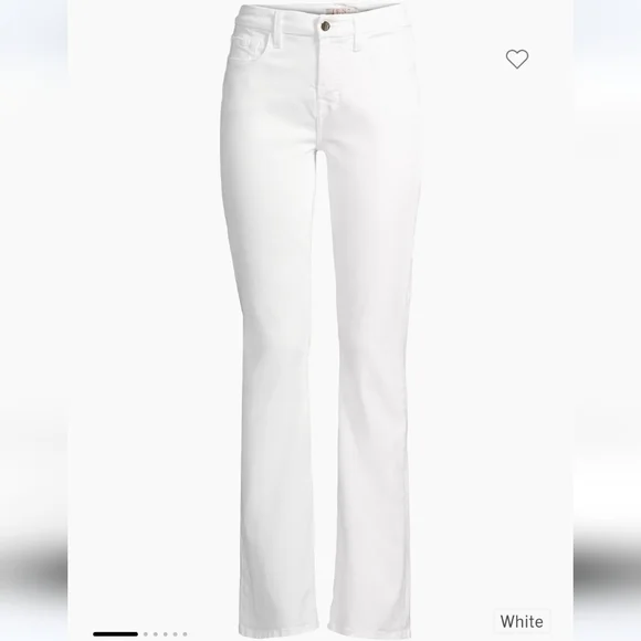 NWT $108 Jen by 7 For All Mankind Slim Bootcut Sculpting Jeans In White - Picture 5 of 6